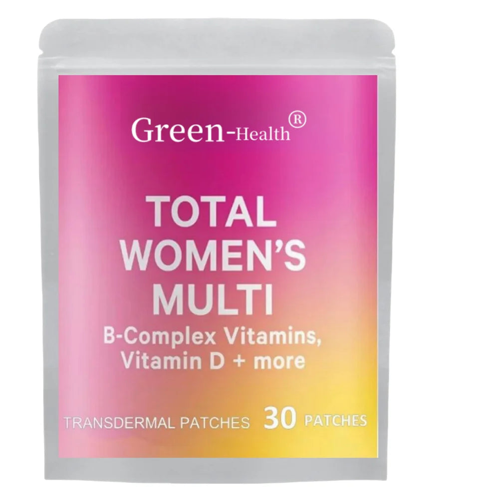 Tidesmit 30 Women’s Multivitamin Transdermal Patches for Hair, Skin, Nails, Energy, Bone, and Immune Support.