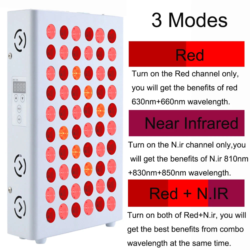 Newest 300W 500W 900W 1500W 2000W 630nm 660nm LED Red Light Therapy 810nm 830nm 850nm NIR Therapy Light for full body, grow lamp