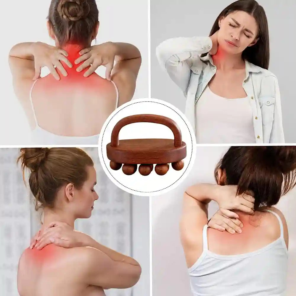 Wooden Massage Roller for Cellulite Removal and Lymphatic Flow (4 Styles) Massage Roller Tidesmit