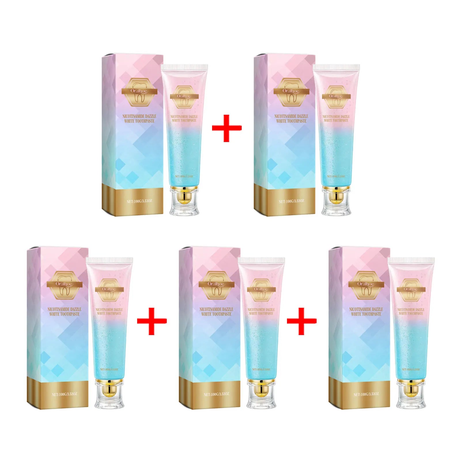 Tidesmit Niacinamide teeth whitening toothpaste for plaque removal and fresh breath oral hygiene care