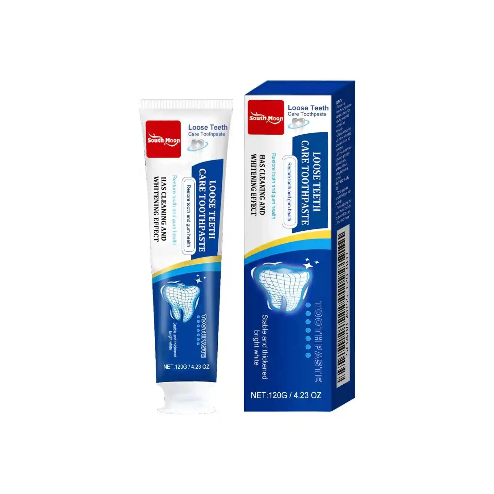 Tidesmit whitening toothpaste for removing dental calculus, plaque, and smoke stains for fresh breath.