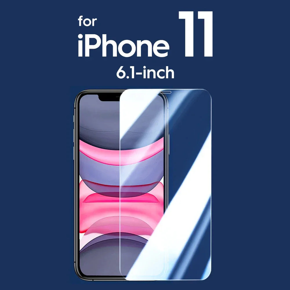 iPhone Screen Protector - 9H Hardness Tempered Glass for iPhone Series for iPhone 11 China Mainland 2PCS HD Tidesmit