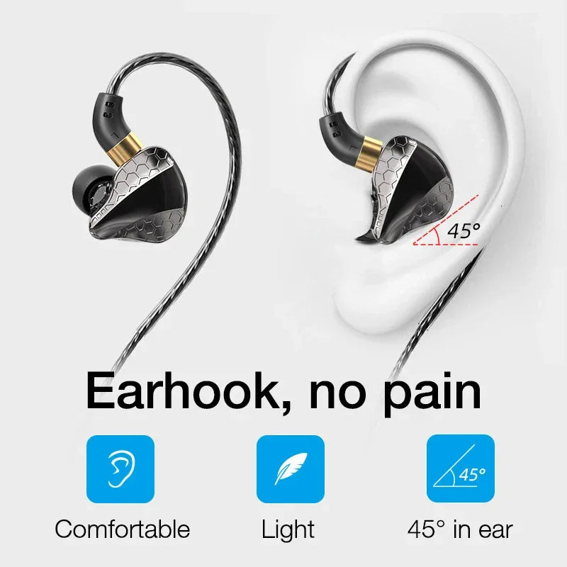 Wired Headphones 3.5mm with Mic | Hi-Fi Stereo Sound | Tidesmit S18 Tidesmit