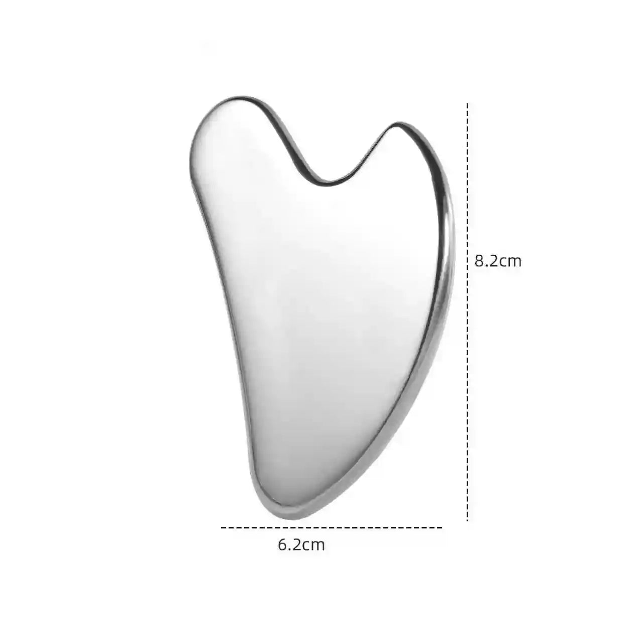 Stainless Steel Gua Sha Tool for Face Lifting and Skin Toning Massage Roller L Tidesmit
