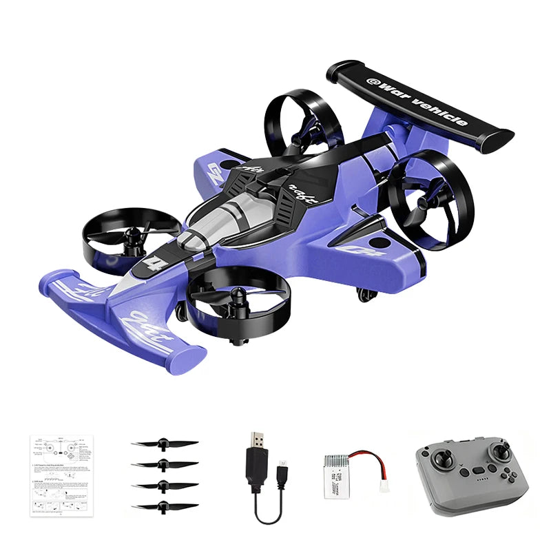 Mini RC Drone for Kids with Obstacle Avoidance | 2.4G UFO Toy | Tidesmit violet Tidesmit