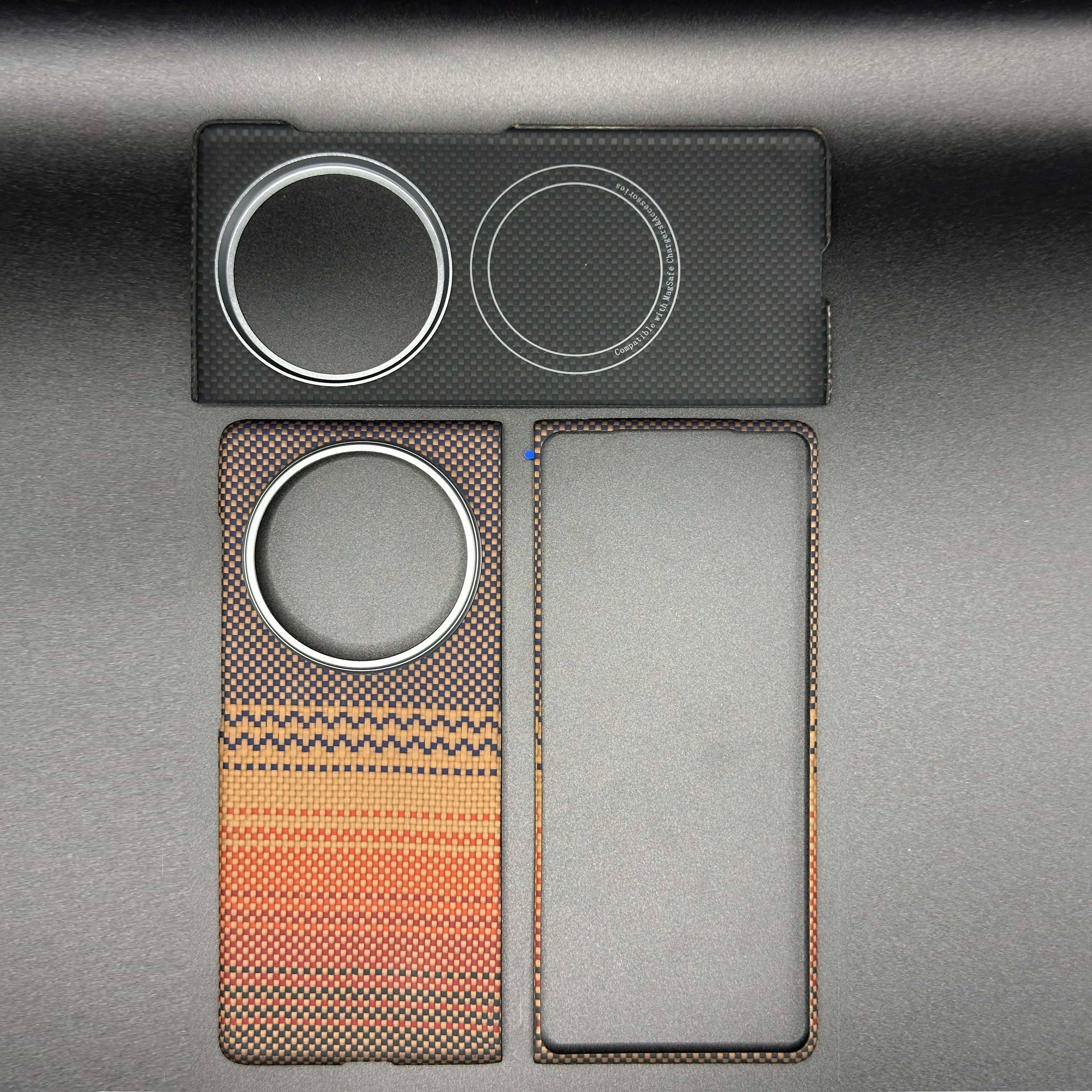 vivo X Fold5 Kevlar Case – Slim Military-Grade Aramid Fiber Cover Sunset China Mainland vivo X Fold5 Tidesmit