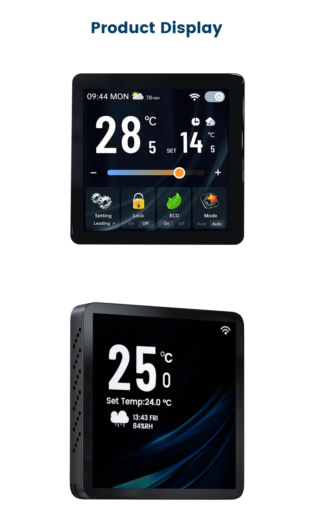 GIRIER Smart Thermostat WiFi Programmable Temperature Controller for Water/Gas Bolier Electric Heating System Works with Alexa