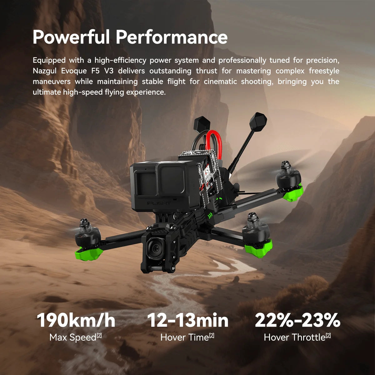 iFlight Nazgul Evoque F5 V3 6S HD O4 - Professional FPV Camera Drone Tidesmit