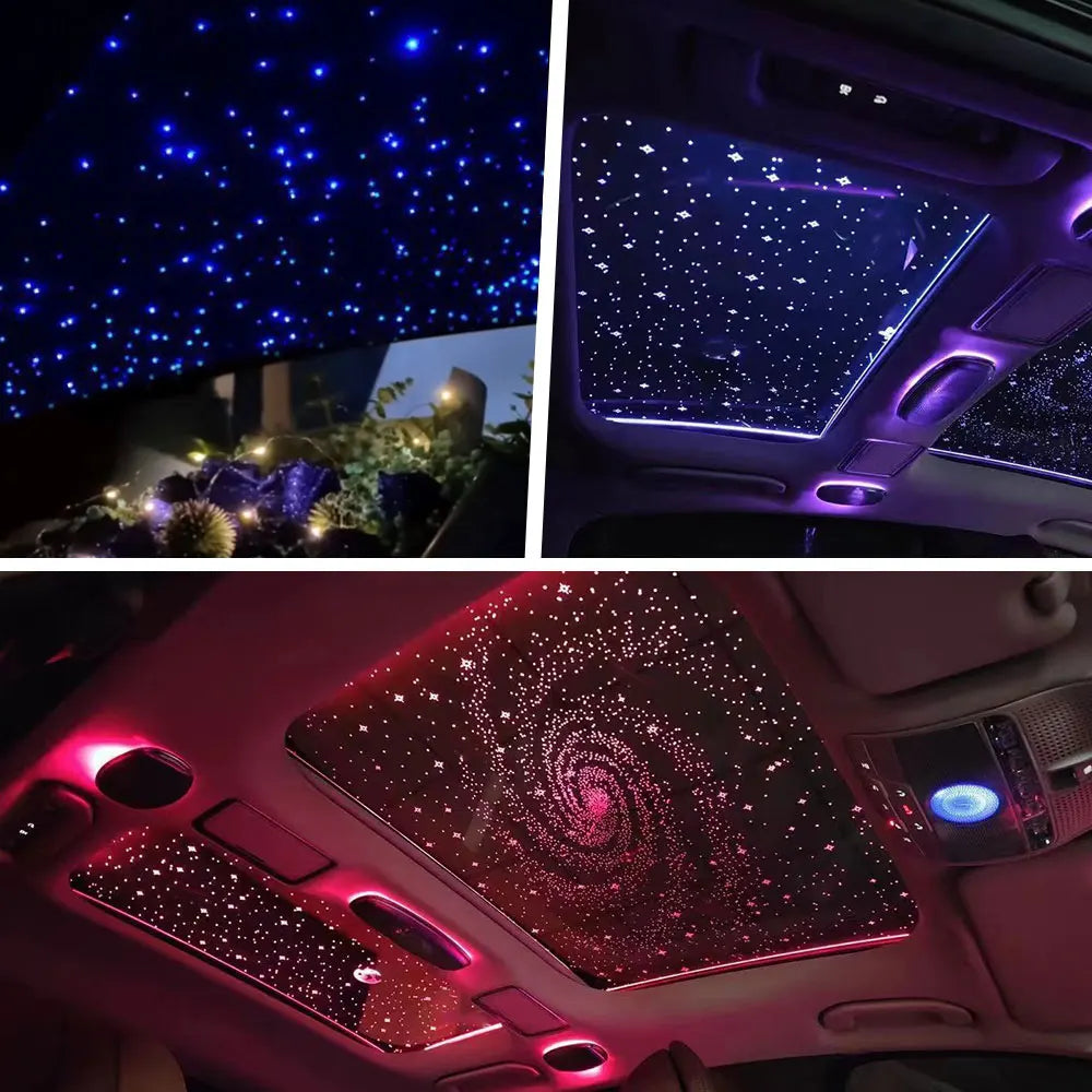 Fiber Optic Car Starry Sky Light Kit | RGB Music Control System Tidesmit