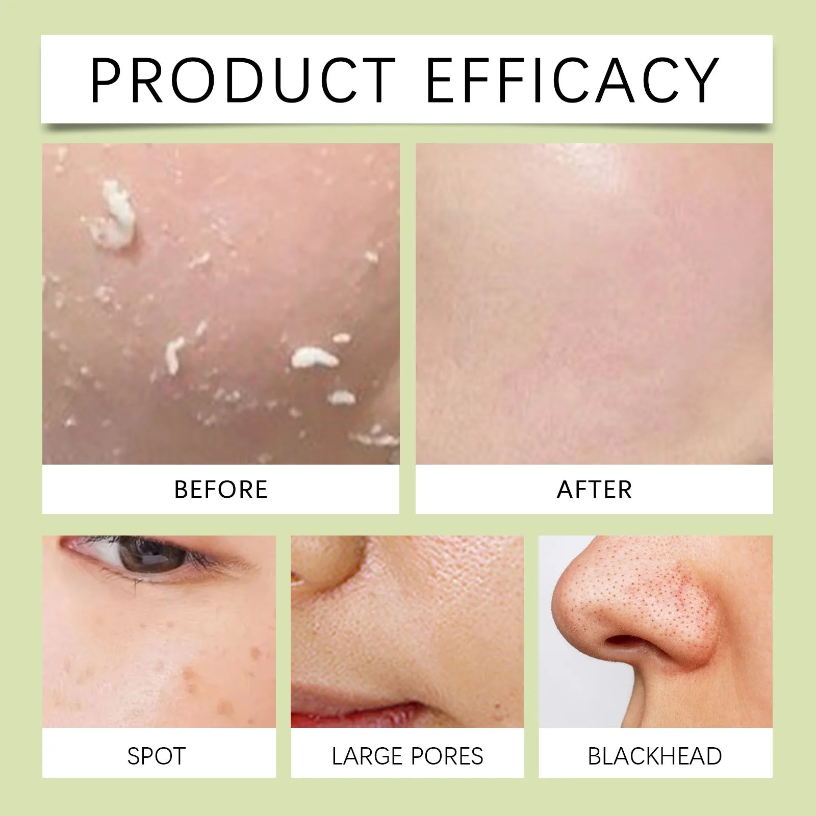 Green Tea Facial Scrub - Deep Pore Exfoliation - Natural Skin Care Scrubs Treatments Tidesmit