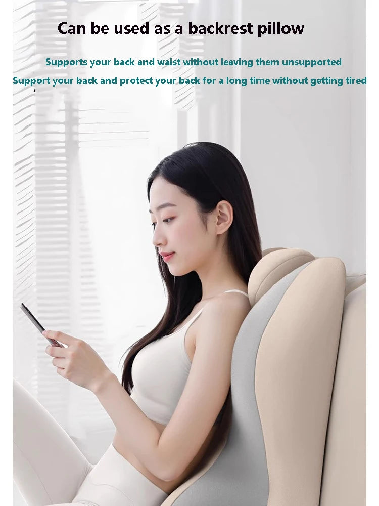 Ergonomic Memory Foam Wedge Pillow for Neck and Leg Pain Relief Massage Cushion Tidesmit