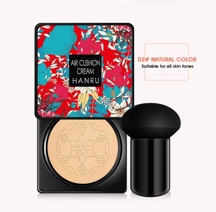 Tidesmit Mushroom Air Cushion BB cream nourishing foundation and concealer texture close-up