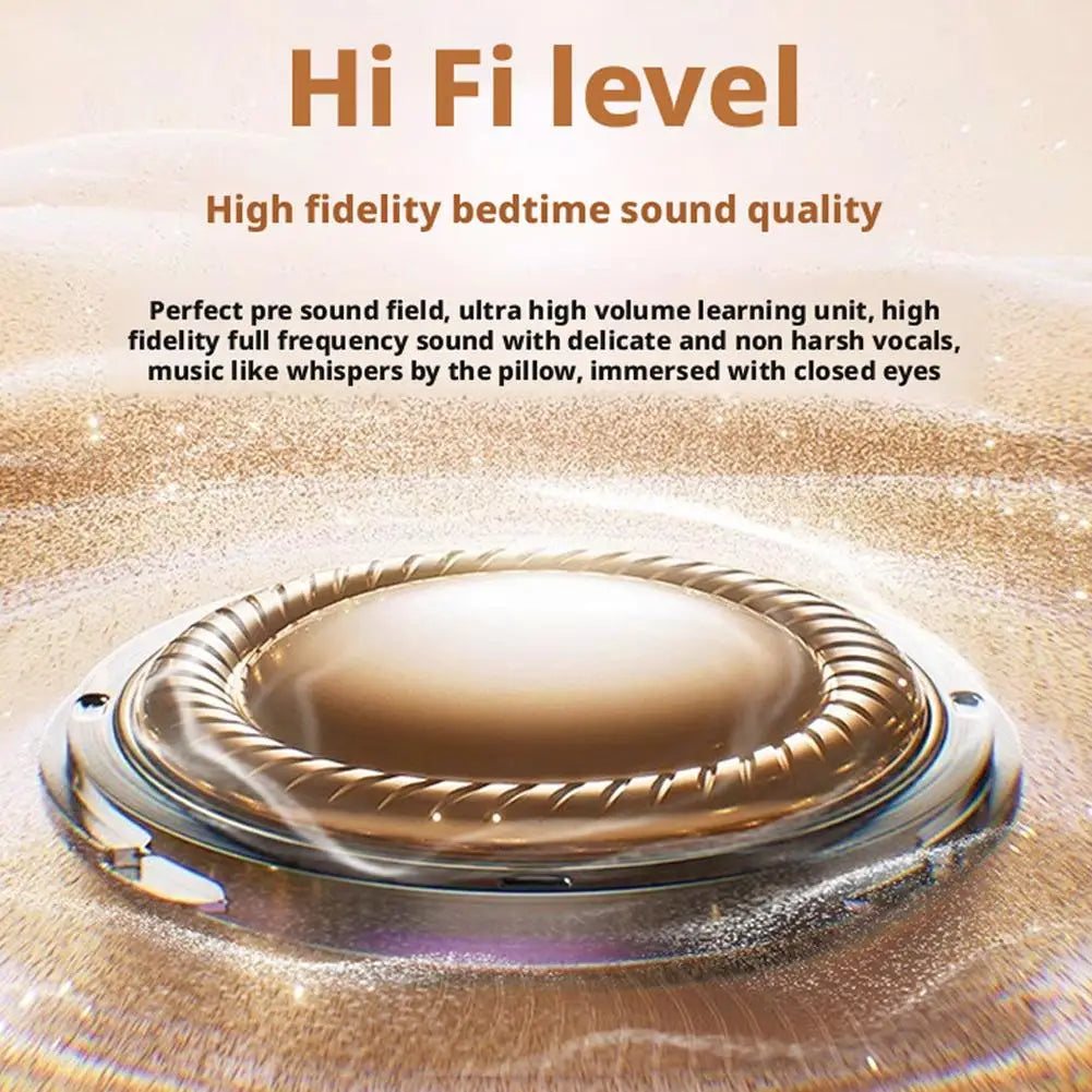 Mini Sleeping Bluetooth Speaker Nature Sound White Noise Soundbar Wireless MP3 Music Player Ultra Thin Timed Shutdown Audio Pla