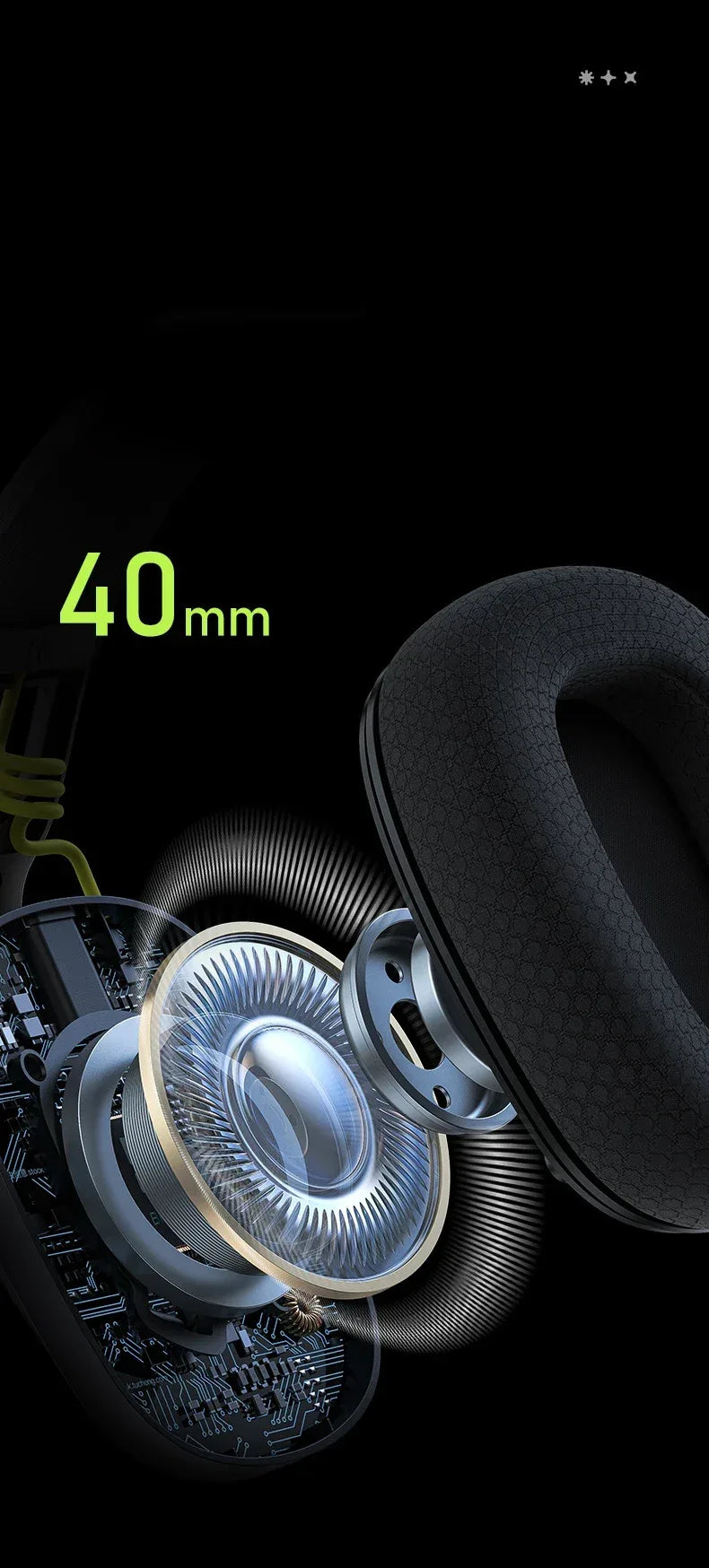 Tidesmit 2.4GHz Wireless Gaming Headset for PC PS5 with Boom Mic Tidesmit