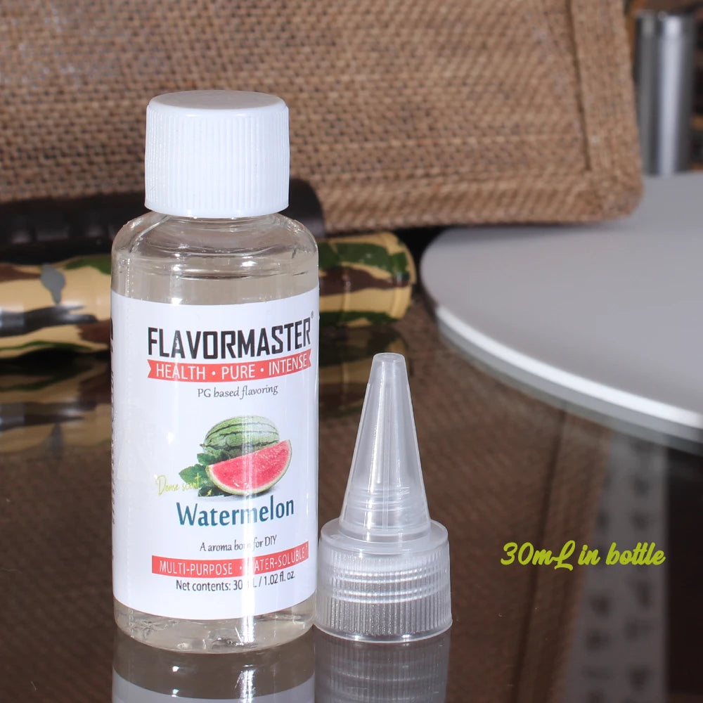 Watermelon Flavor Concentrate PG Based Water Soluble Sweet Fruit Taste Strong Aroma Stable for DIY VP Liquid & Home Brewing