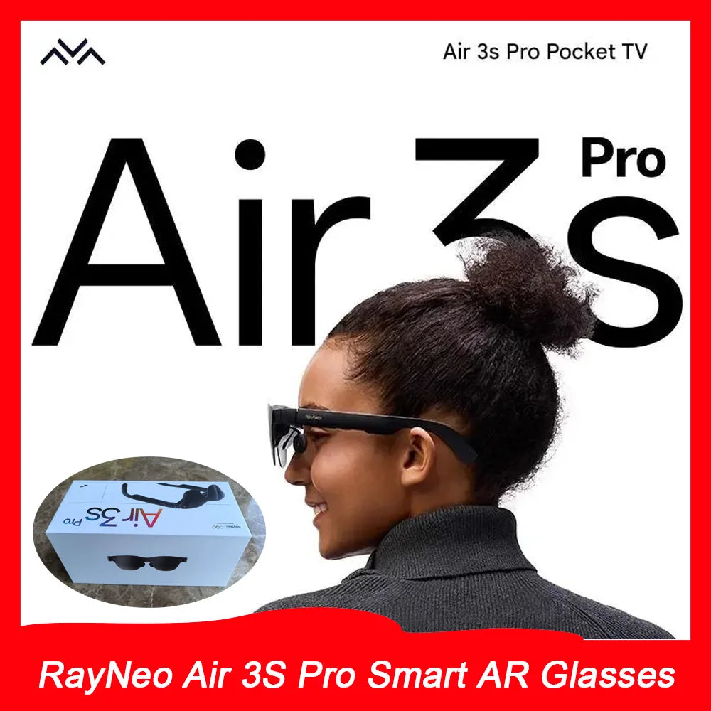 RayNeo Air 3S Pro AR Glasses: 1200nits Micro OLED Spatial Visuals Tidesmit