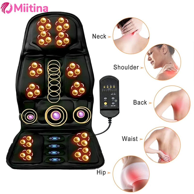 Electric Massage Chair Pad with Heat Therapy & Vibration | Tidesmit Massage Chairs Tidesmit