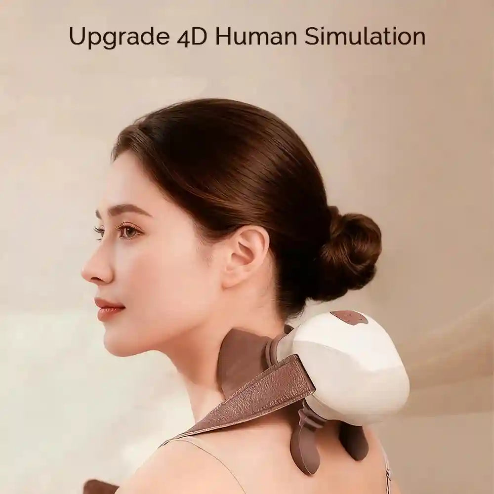 Tidesmit 4D Electric Massager - Portable Neck and Shoulder Relief Back Massage Instrument Tidesmit