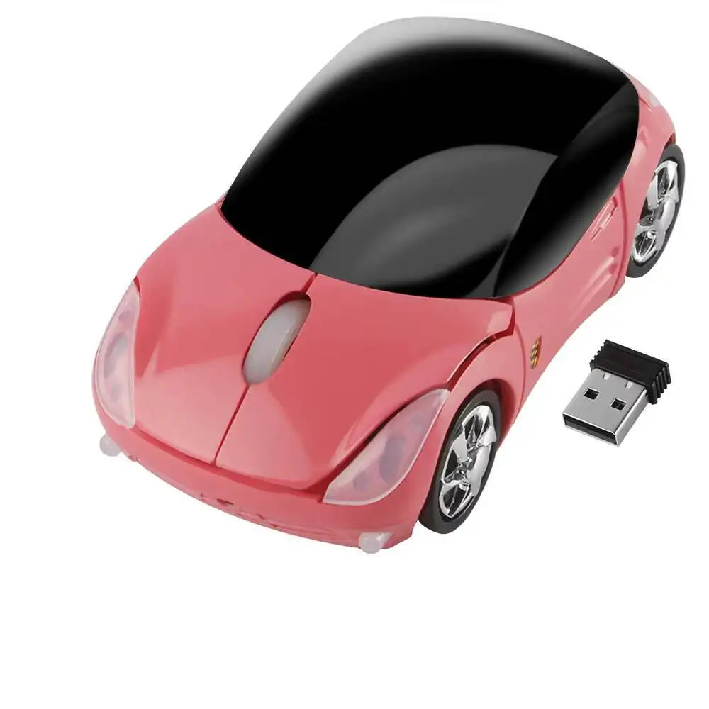 Portable Multiple Vehicle-Shaped Wireless Mouse Ergonomcis Mute Keys Optical Mause For Desktop Notebook Accessories Kids Gifts