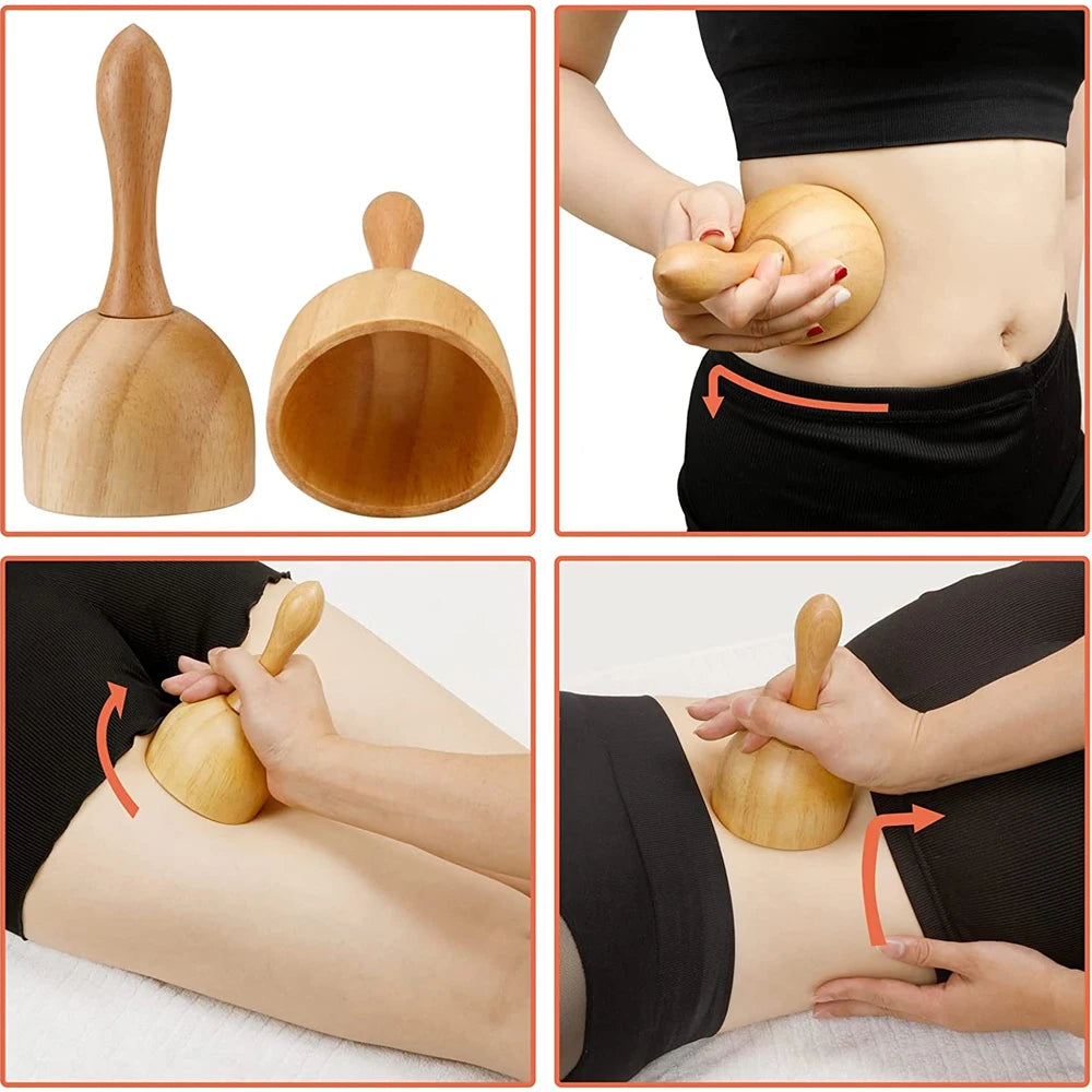 Wood Therapy Massage Tools for Lymphatic Drainage Body Sculpting Body Shaping Massage Equipment Tidesmit