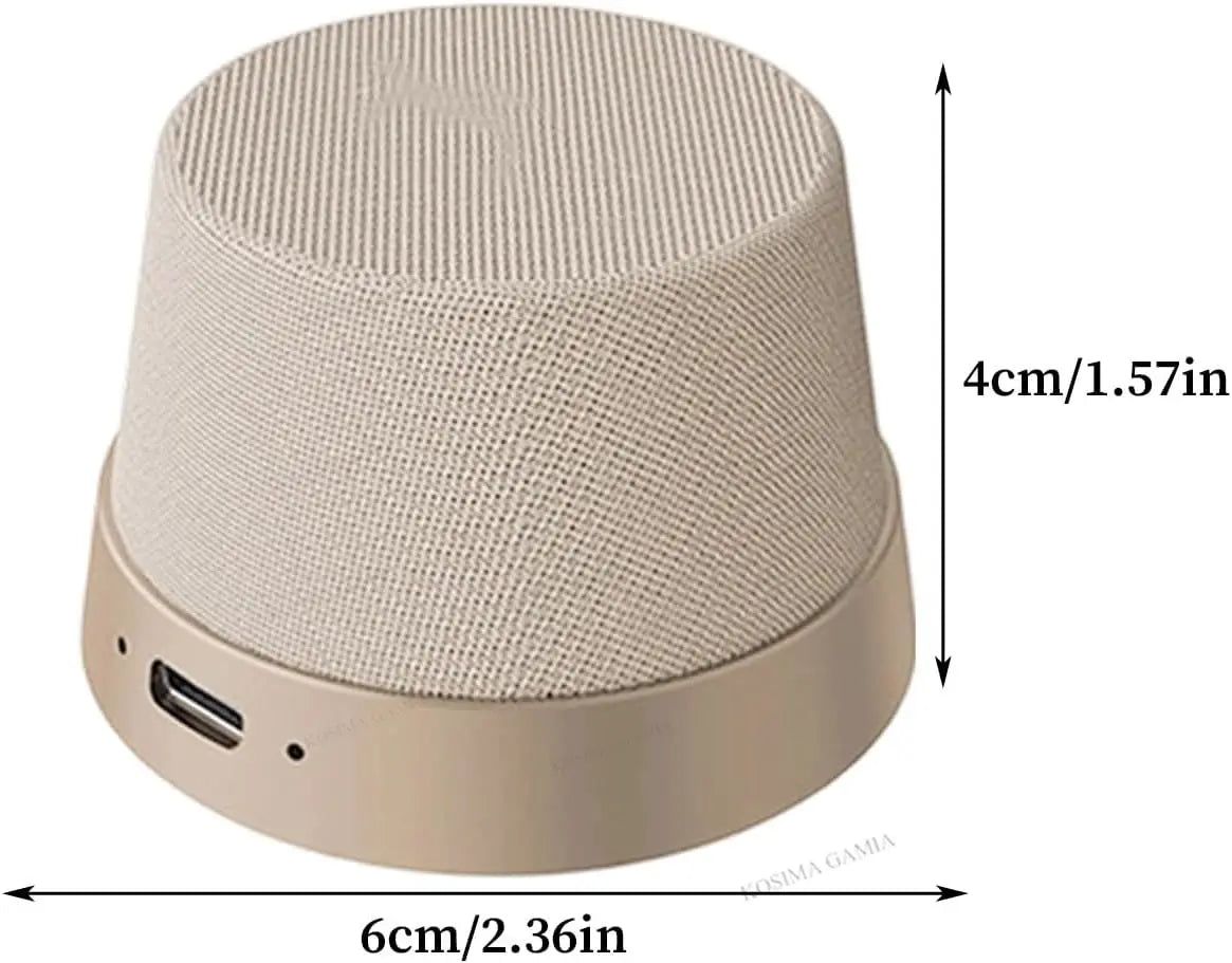 Waterproof Mini Sound Portable Magnetic Speaker White Noise Machine Tws Connected Speaker With Magnetic Phone Stand