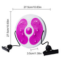 Waist Twisting Disc for Core Fitness and Reflexology Massage - Tidesmit Body Shaping Massage Equipment Rose Red Tidesmit