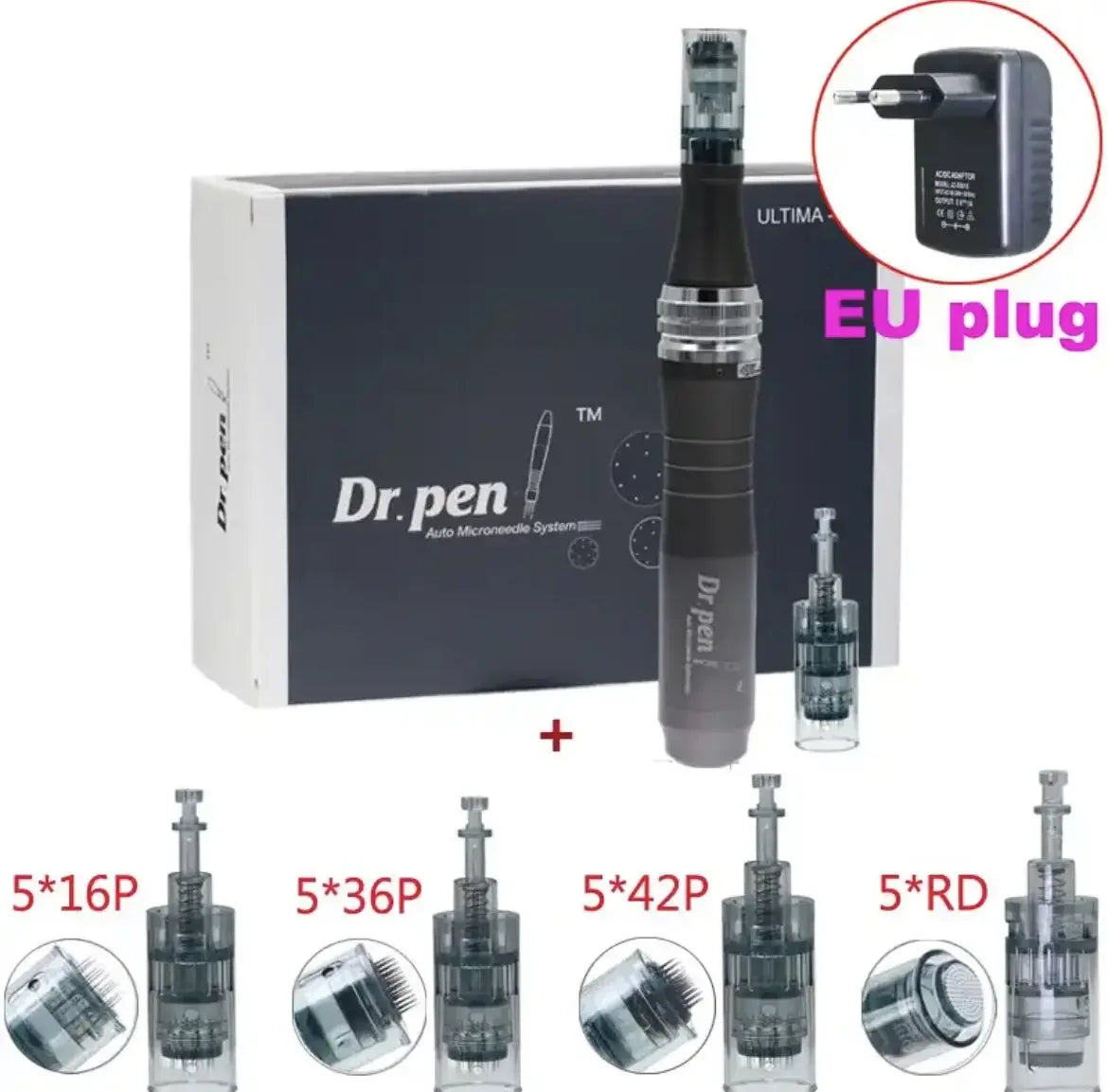 Dr Pen Ultima M8 Microneedling Pen - Professional PMU Device Permanent Makeup Machines M8 EU With 22PINS Tidesmit
