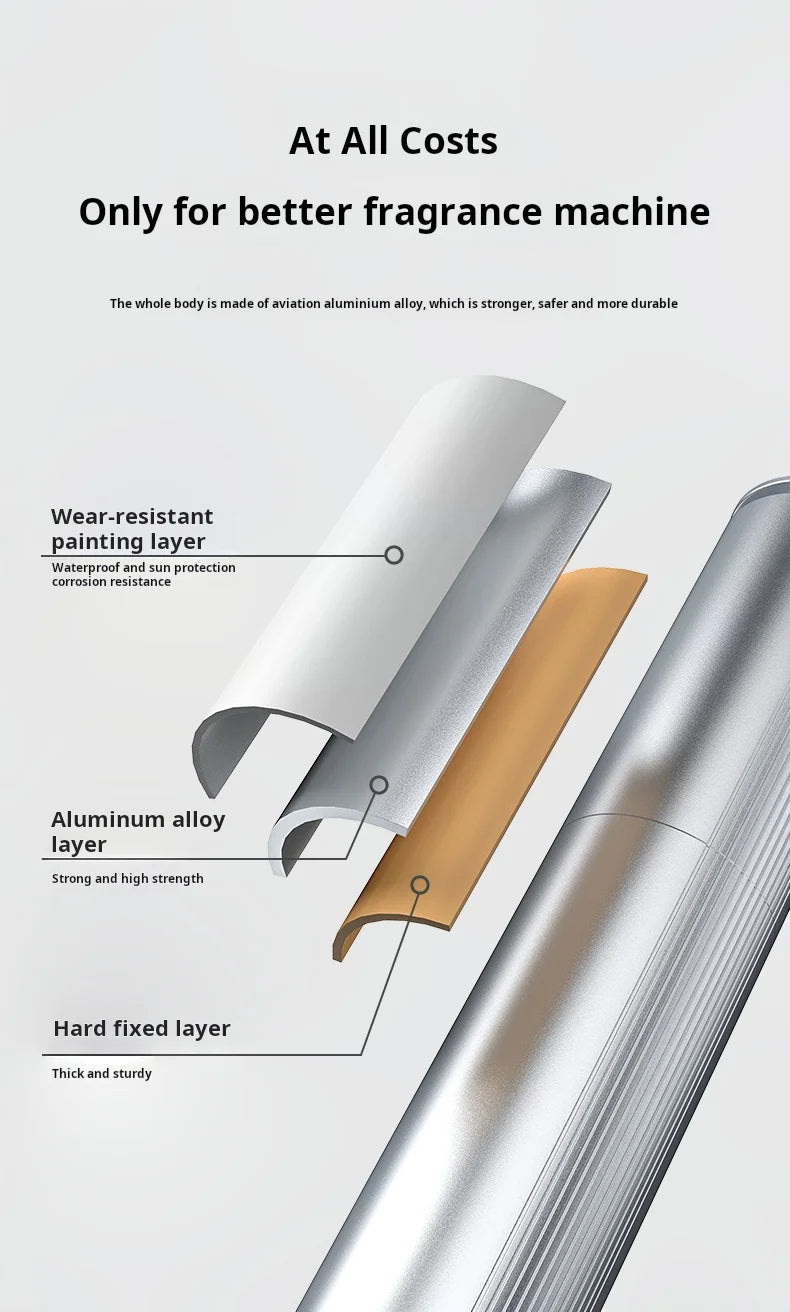 Wireless Electric Hotel Collection Tower Scent Diffuser Waterless Air Aroma Nebulizer for Home Essential Oil Room Scent