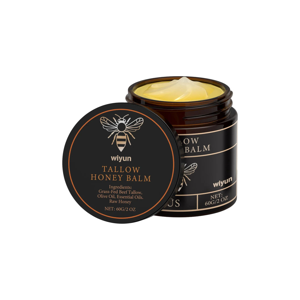 Wiyun Tallow Honey Balm Long Lasting Hydration Relieve Dry Rough Skin Soft Smooth Gentle Formula Beef Tallow Moisturizing Balm