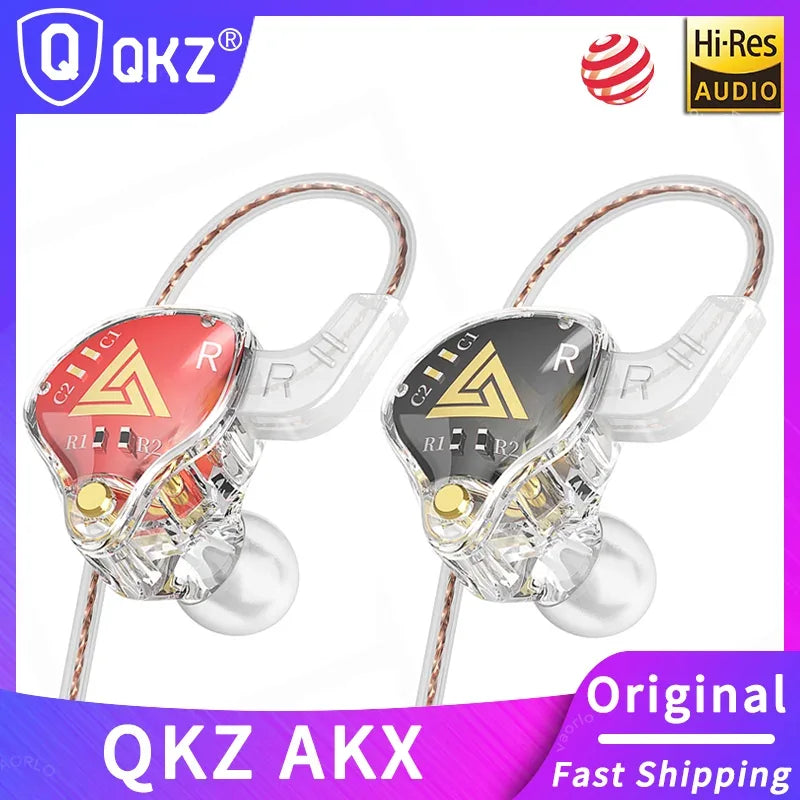 Wired In-Ear Monitors HiFi Stereo Earphones with Mic by Tidesmit Tidesmit