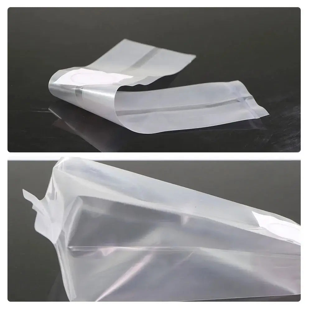 50pcs High Quality PP Mushroom Planting Bag 0.2um Filter Clear Mushroom Spawn Grow Bag Tissue Culture Bag Indoor Gardening