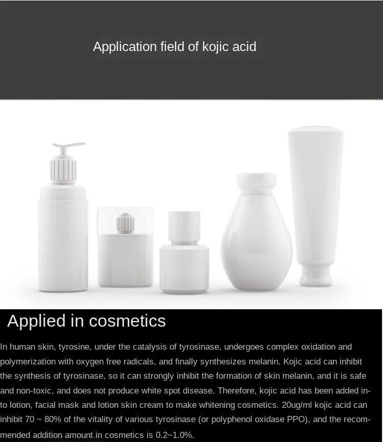 99% High-quality Kojic Acid Powder Night Cream Derivatives Inhibit Melanin Dipalmitate Whitening and Stable for Various Fields