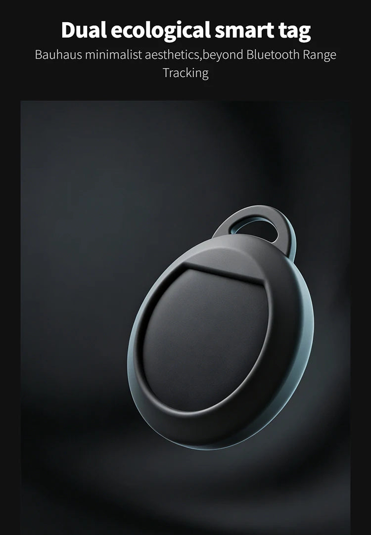 Dual System Smart Tracker for Google/Apple Find My Smart Activity Trackers+Silicone Case Android/IOS Find My Bluetooth Device
