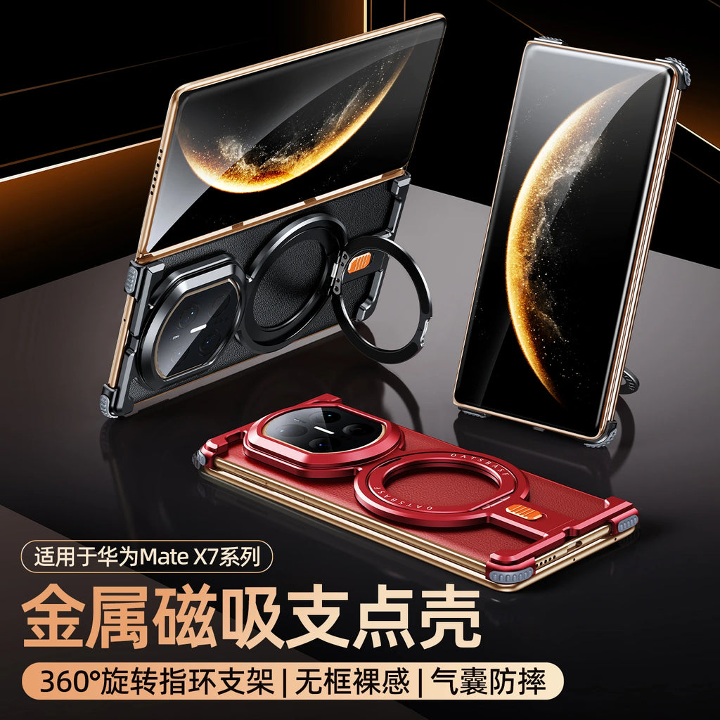Huawei Mate X7 Case with Magnetic Kickstand - Military-Grade Protection Tidesmit
