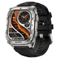 KOSPET Tank M4 Smart Watch Stainless Steel 6-Sat GPS Offline Maps 10ATM Waterproof 45M Dive 24/7 Health Monitor for Android iOS