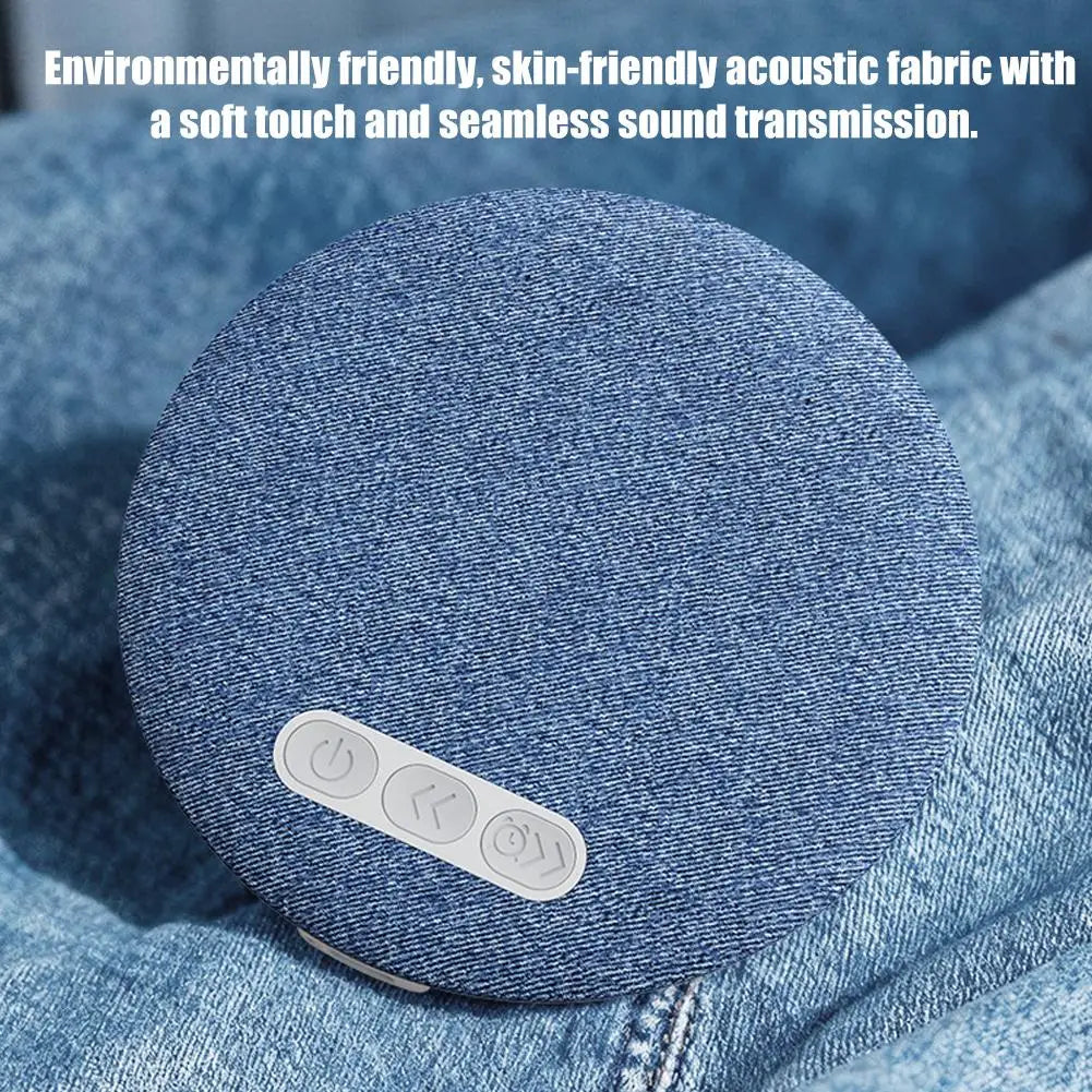 Mini Sleeping Bluetooth Speaker Nature Sound White Noise Soundbar Wireless MP3 Music Player Ultra Thin Timed Shutdown Audio Pla