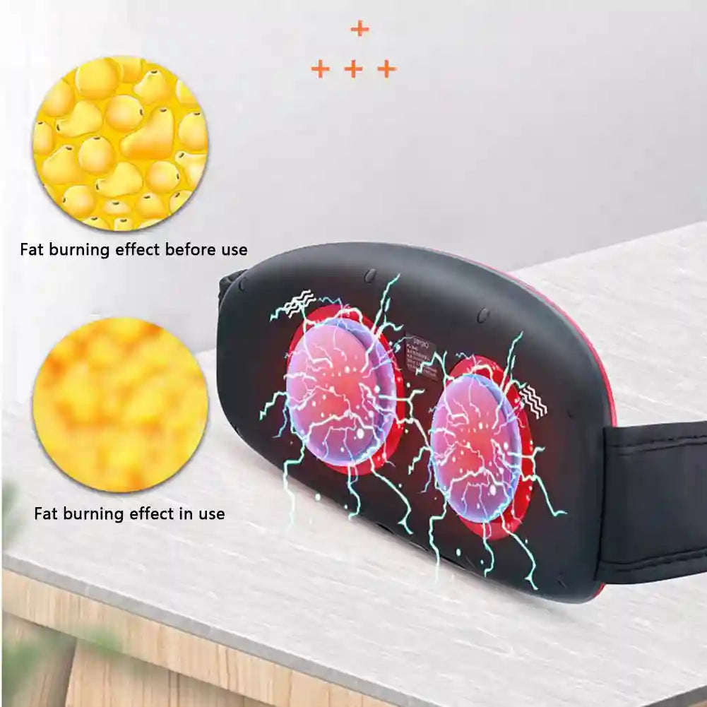 Abdominal Slimming Massage Belt - Rechargeable Heat Therapy Massager Massage Roller Tidesmit