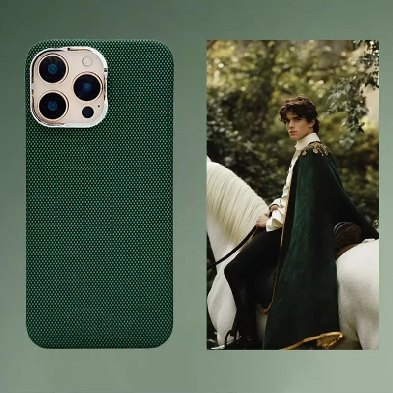 Aramid Fiber iPhone 16 Pro Case: Slim Shock-Absorbing Cover Tidesmit