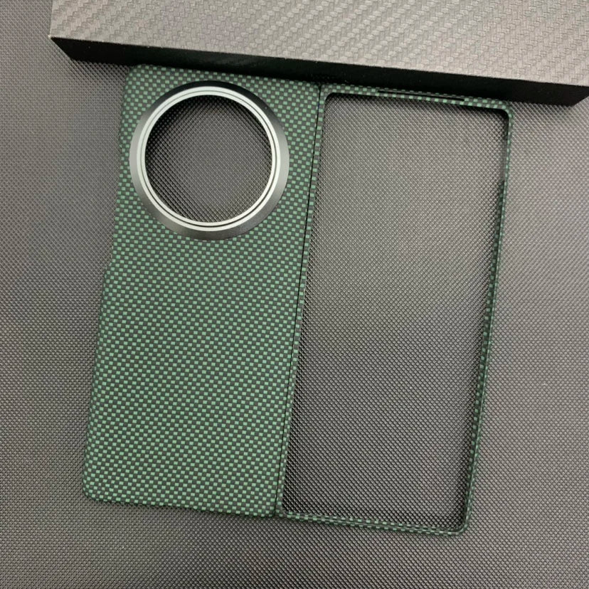 Vivo X Fold3 Aramid Fiber Case | Slim Military-Grade Shock-Absorbing Cover green China Mainland vivo X Fold3 Tidesmit