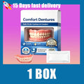 Portable adult adjustable complete denture set | Suitable for replacing missing teeth, DIY temporary denture set at home