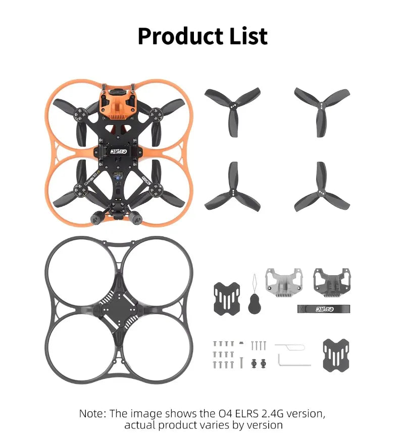 Cinelog30 V3 O4 Pro FPV Drone - 3-Inch Cinewhoop with ELRS 2.4G Tidesmit