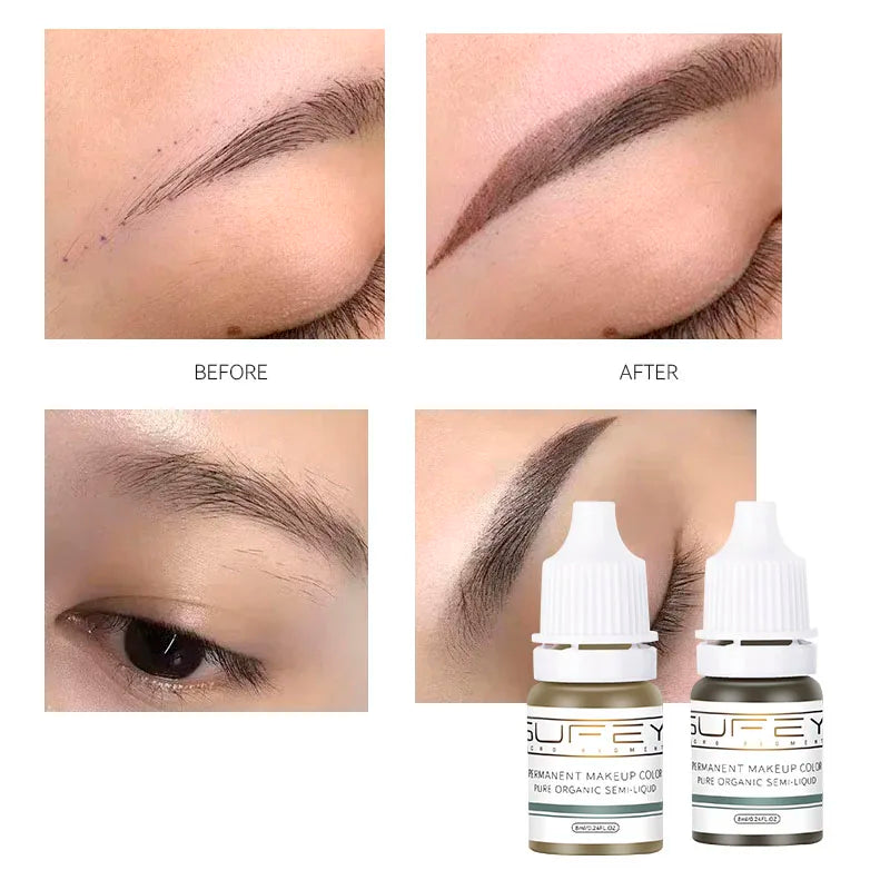 Microblading Pigment 8ml - Professional Permanent Makeup Brow Ink Permanent Makeup Machines Tidesmit