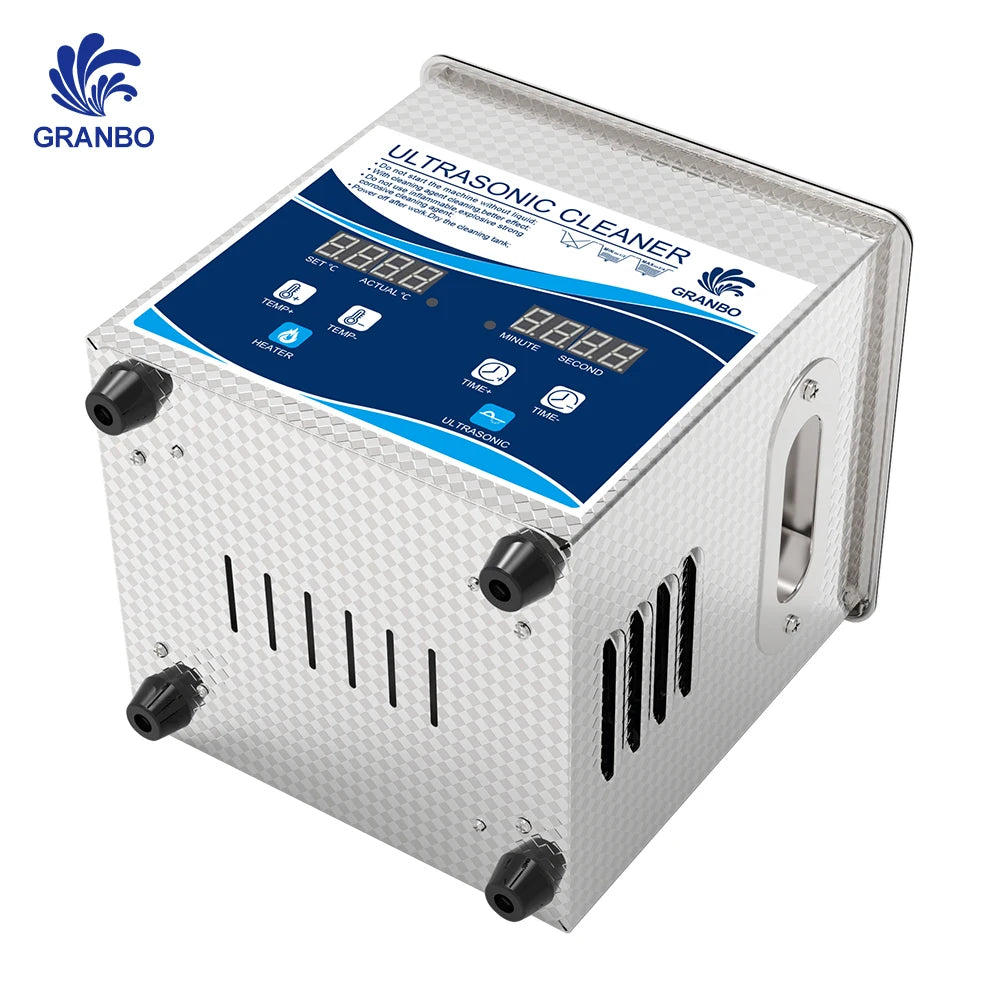 Tidesmit 1.3L ultrasonic jewelry cleaner digital display and heater control panel for deep cleaning watches and rings