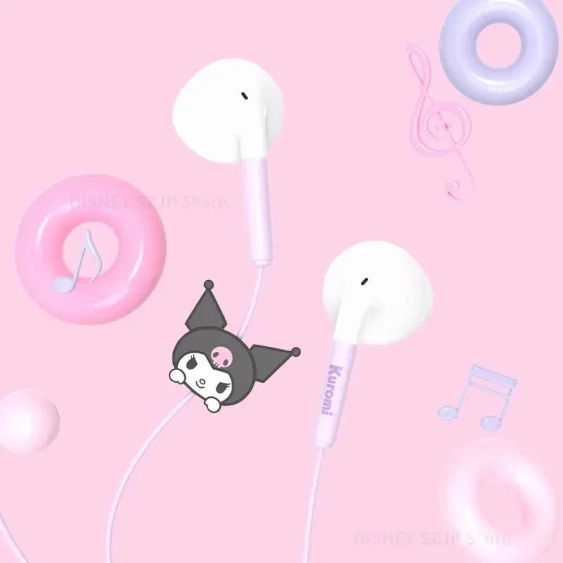 Sanrio Wired Earbuds Noise Isolating Audio Buds by Tidesmit - 4 Styles Tidesmit