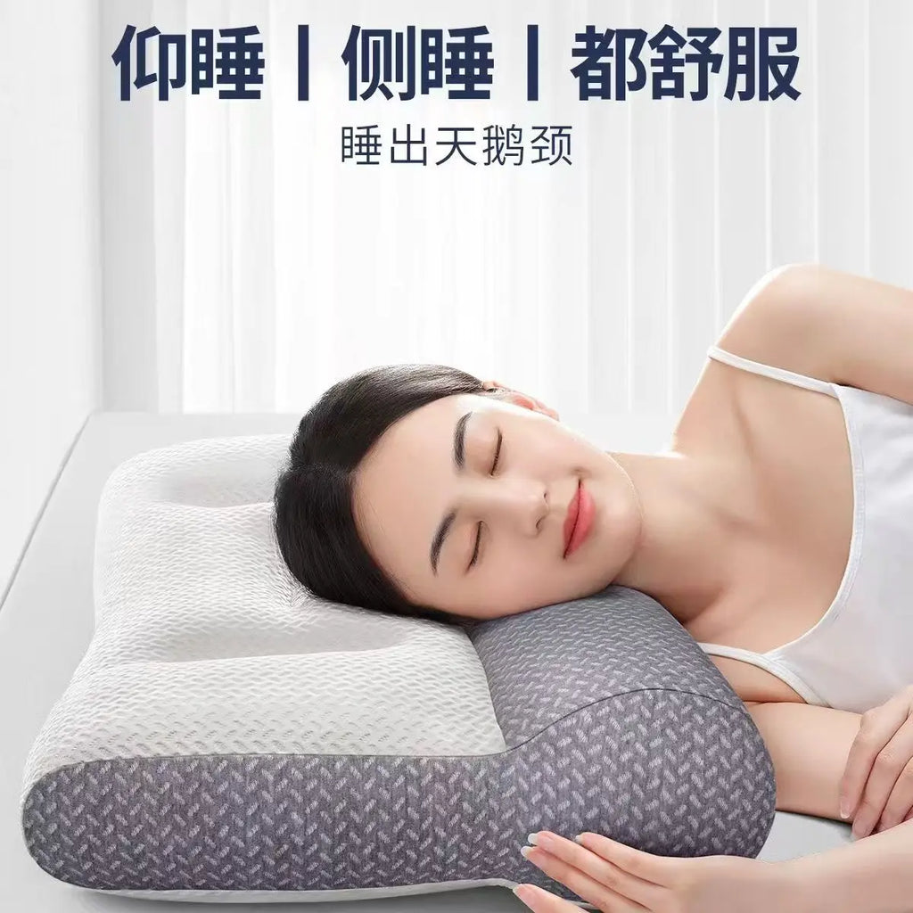 Cervical Traction Neck Pillow for Sleeping - Ergonomic Arch Support Massage Cushion Tidesmit