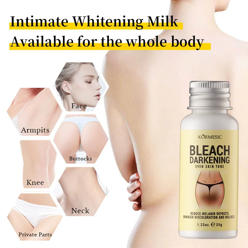 Body Whitening Cream Private Parts Underarm Dark Skin Bleaching Serum Niacinamide Whitening Lighten Dark Spots Snow Bleach Cream