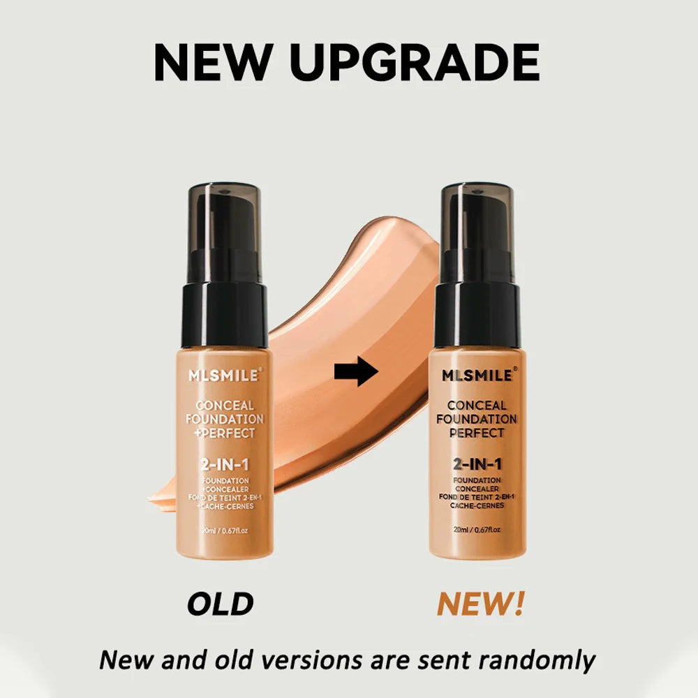 Tidesmit matte liquid foundation for oil control and long-lasting concealer base shown in texture close-up