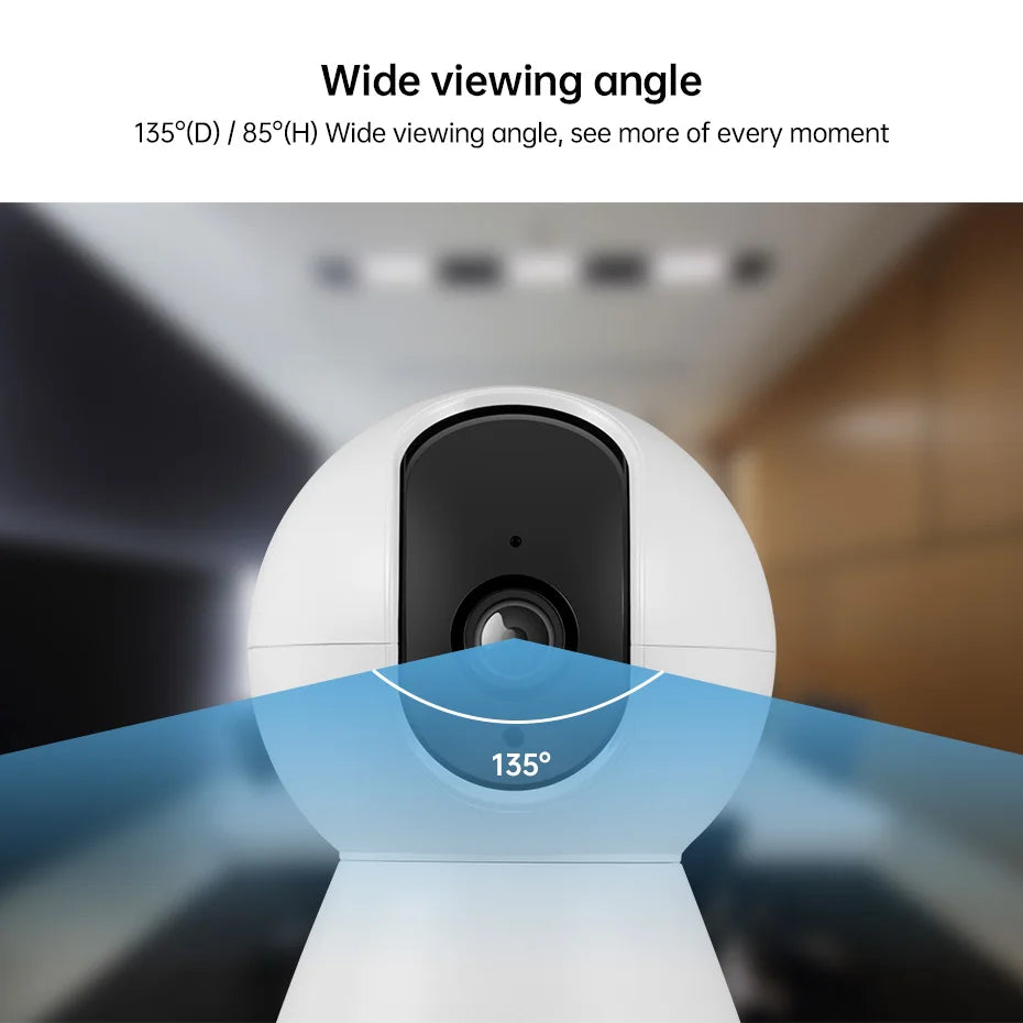 KERUI Onvif  4K 5MP 8MP WiFi IP Camera Indoor Wireless Home Security CCTV Surveillance Camera With Tuya Smart Auto Tracking