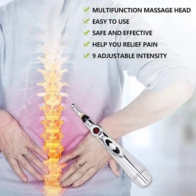 Electric Acupuncture Massage Pen for Targeted Muscle Relief - Tidesmit Back Massage Instrument Tidesmit