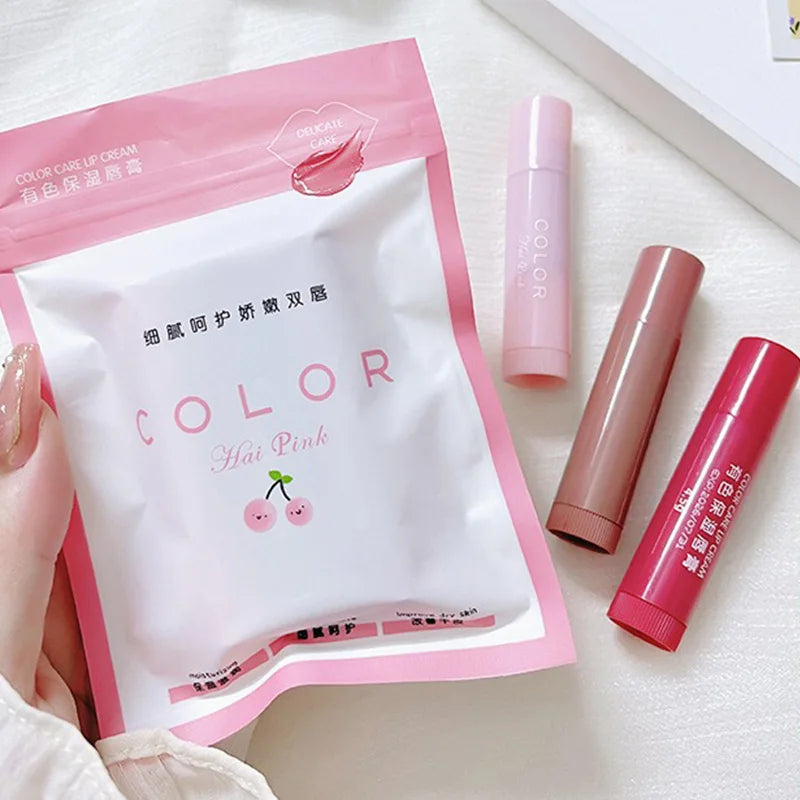 Tinted Moisturizing Lip Balm Set | Nourishing Hydrating Treatment Lip Care Tidesmit